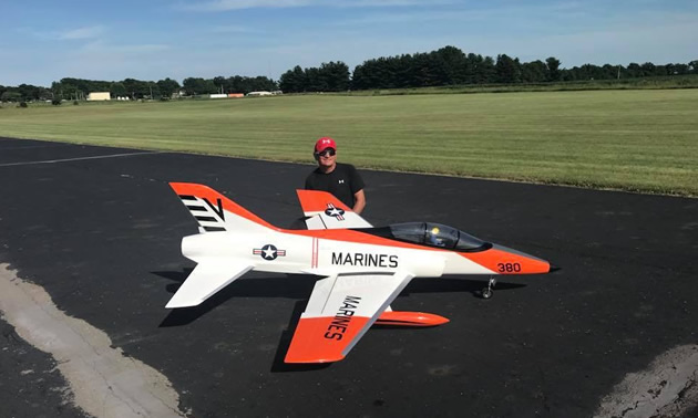 Jonathan Smith flies jumbo jets for a living and remote-controlled jets for fun.
