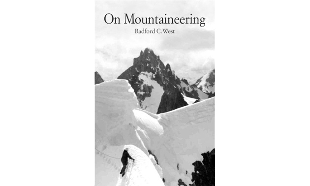 The book cover of On Mountaineering. 