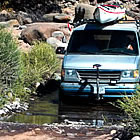 SUV travelling in Mexico