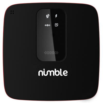 Nimble’s new pet temperature device is a battery-operated, self-contained unit.