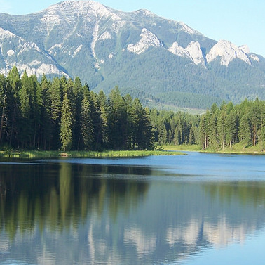 A view of Northstar Lake from the south shore. 