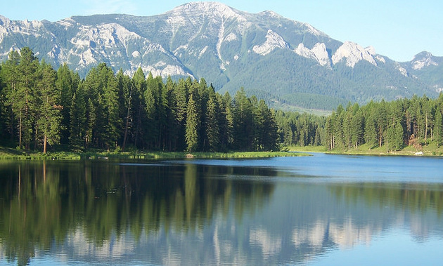 A view of Northstar Lake from the south shore. 