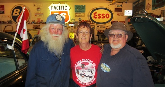 Left to right: Marl Brown of Fort Nelson, Lynda Pilson, Duane Pilson.