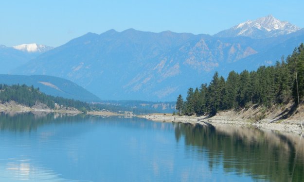 A calm morning on Lake Koocanusa.  Sue Gillard photo