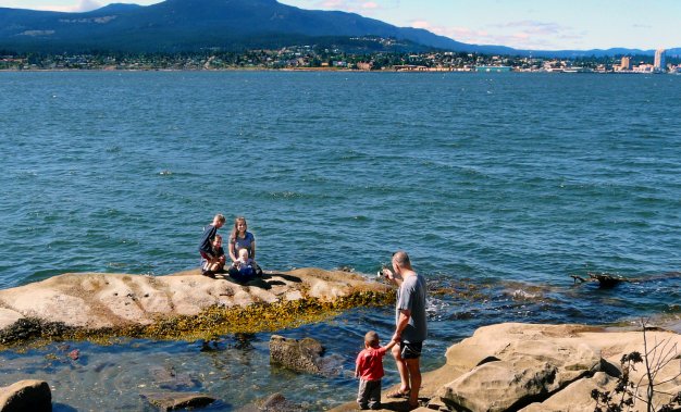 oceanfront view in Nanaimo, BC