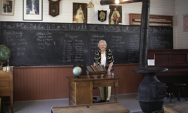 Likeness schoolhouse, Camrose Museum.