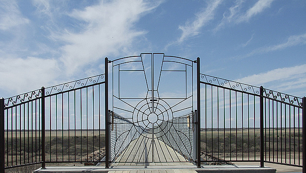 entrance to a bridge