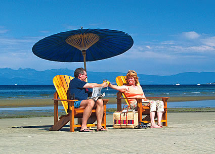 People on the beach