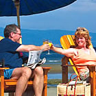 People on the beach