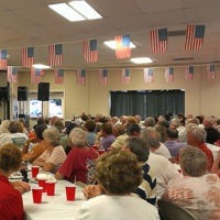 Passport America members enjoying an evening of entertainment at their rally in Lebanon, Tennessee last June.