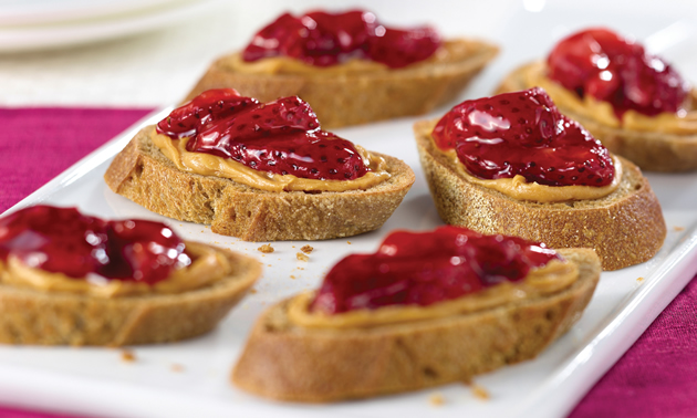 Classic peanut butter and jelly made for diabetic patients