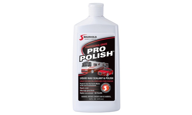 A bottle of Pro Polish. 