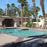 pool at Sands Resort, Desert Hot Springs, California.