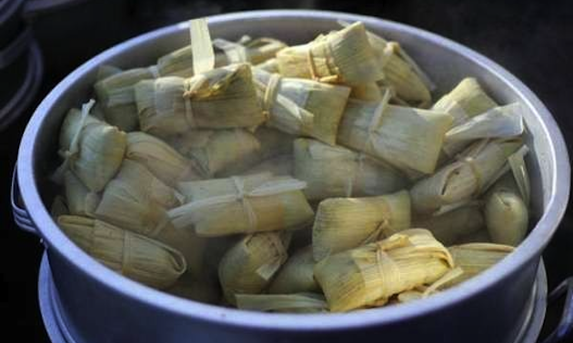 pot full of tamales