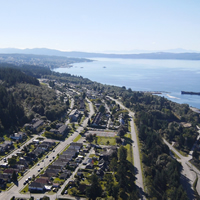Powell River from above