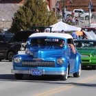 Cars roll into Eureka on the main highway