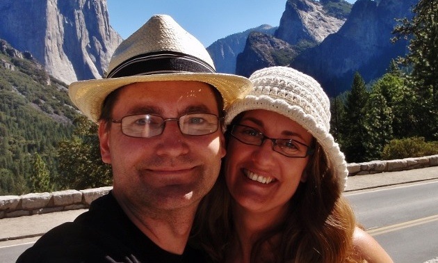 Ray and Anne at Yosemite Park.