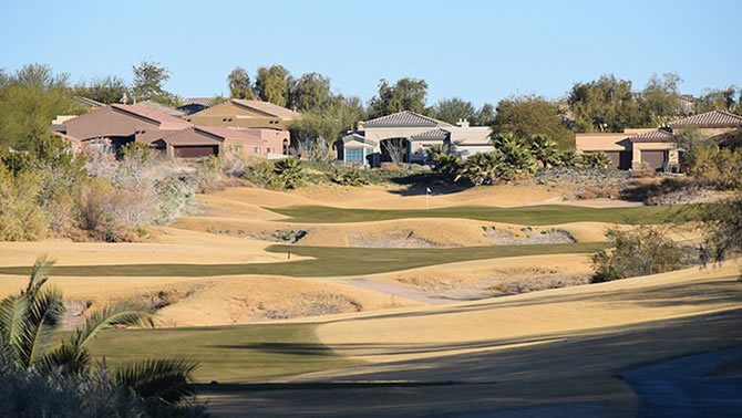 Refuge Golf Course, hole #7. 