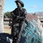 Rex Allen statue in Willcox, Arizona