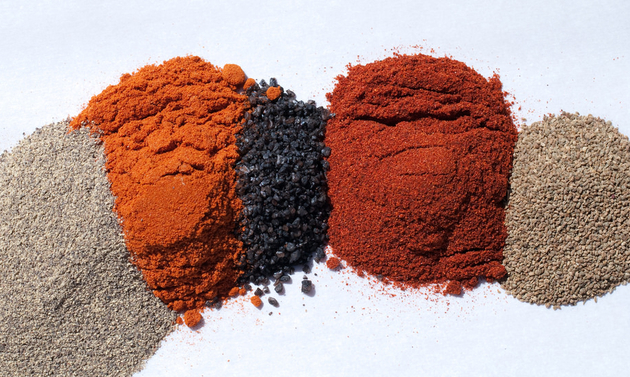 Rub spices add the perfect flavours.