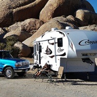 Ray Burr's Rig boondocking. 