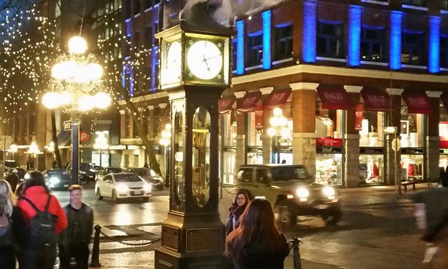 The Gastown steam clock is one attraction you'll want to snap a photo of.