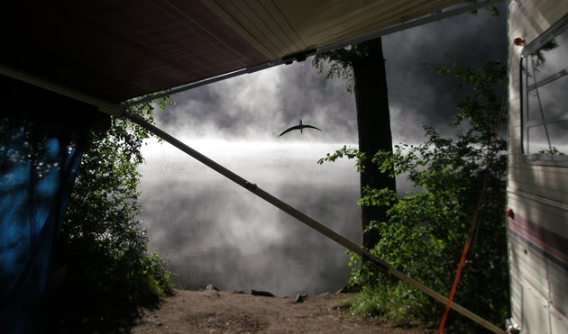 Barb Aschenbrenner took this pic of Chain Lake, B.C., on a misty morning.