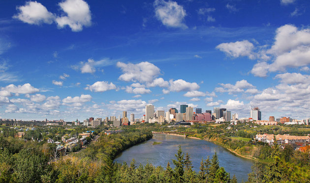 North Saskatchewan River Valley. Photo courtesy Edmonton Economic Development Corporation 