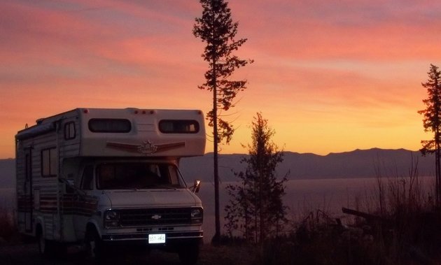 Check out this 180-degree ocean view at sunset, Jordan River, B.C.