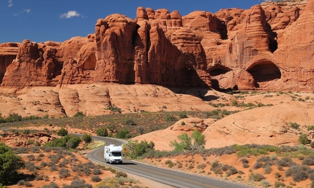 rv in the canyons