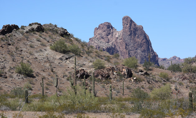 Courthouse Rock in Salome, Arizona