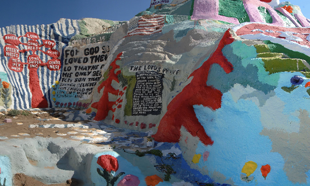 Salvation Mountain in Niland, CA