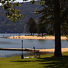 beach in Sandpoint, Idaho