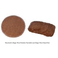 Shurhold's Magic Wool polisher pad and Magic Wool hand pad.