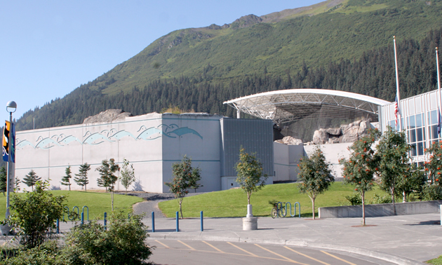 Outside SeaLife Centre in Seward, Alaska. 