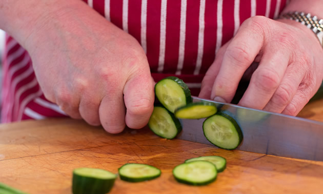 Slicing cucumbers 