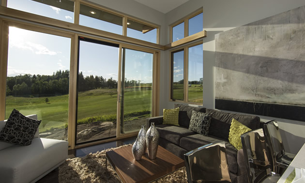 Interior view of a pocket house