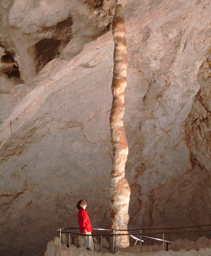 Carlsbad Caverns stalagmite