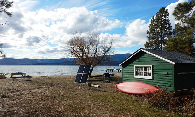 Powering up the cabin the new-fangled way.