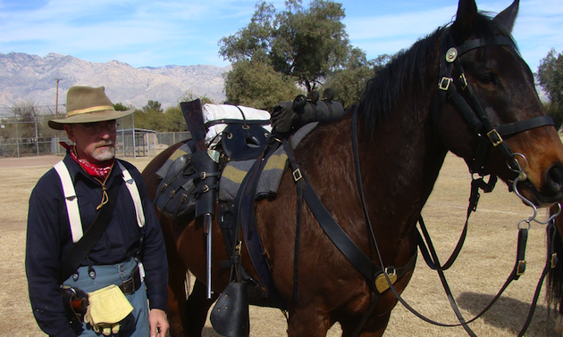 soldier and horse