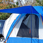 car with tent