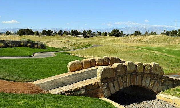 Hole #1 at Royal Links is really #10 at Royal Lytham with Swilcan Bridge from St. Andrews. 