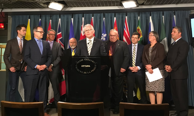 MP Wayne Stetski and fellow MP's.