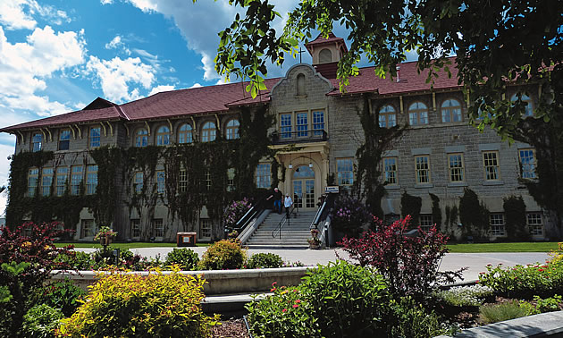 St Eugene building in Cranbrook, BC