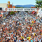 people gathered at a rally