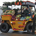 Float in the carrot festival parade