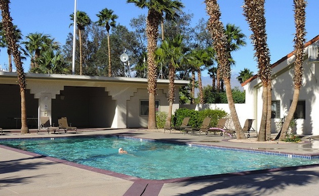 pool at Sands Resort, Desert Hot Springs, California.