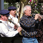 people playing jazz instruments in Sylvan Lake, Alberta's Jazz at the Lake festival