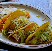 Taco Mio Mexican food at Quartzsite, Arizona. 