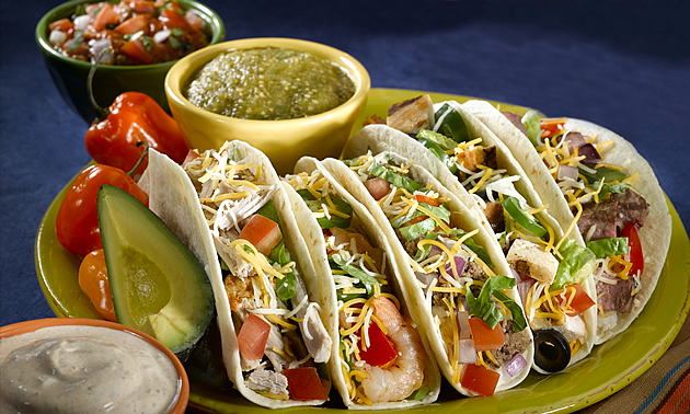 tacos on a platter in El Mirage, Arizona